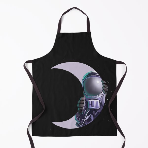 Artikelvorschau, Astronaut Moon Crescent Moon im Weltraum entworfen und verkauft von Jay Bayne.