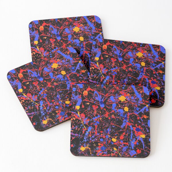 Item preview, Red, Yellow & Blue on Black designed and sold by Rockett Graphics.
