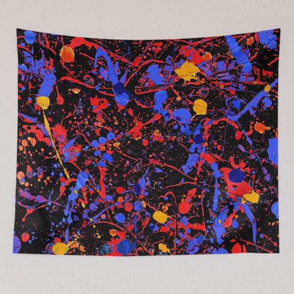 Item preview, Red, Yellow & Blue on Black designed and sold by Rockett Graphics.