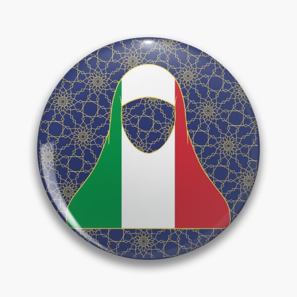 Item preview, Italy World Flag Hijab Series Islam designed and sold by RISEHIGHER.