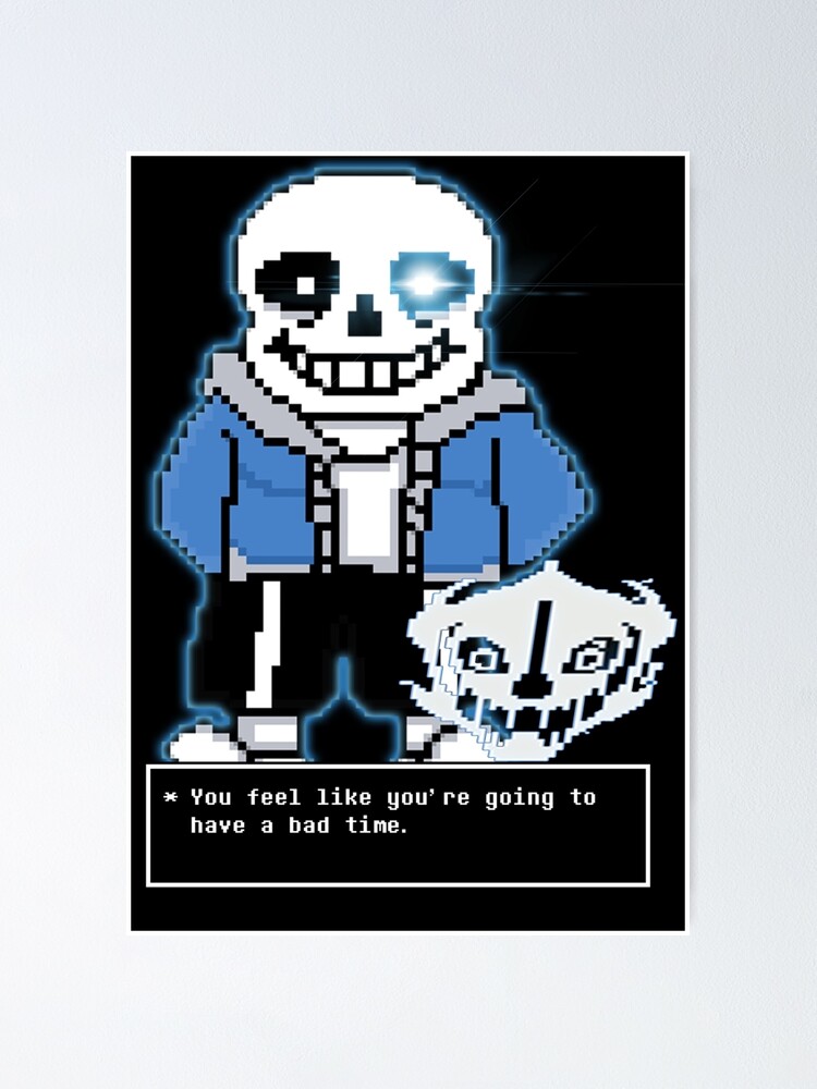 Undertale - Sans, Video Game Shirt - Undertale Sans - Posters and Art  Prints