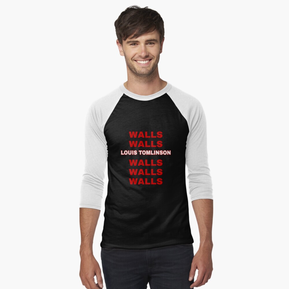 Walls Louis Tomlinson red Sticker for Sale by So Golden Shop