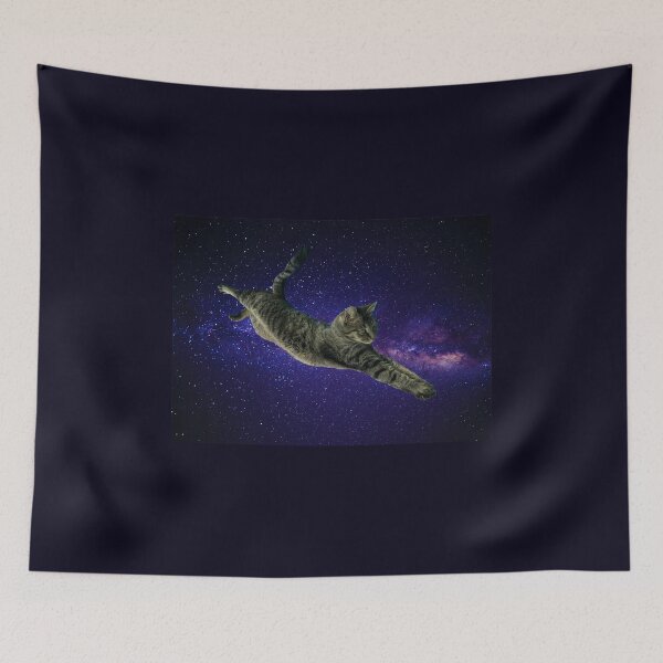 Item preview, Kitty Flying Through Space  designed and sold by Amanda1775.