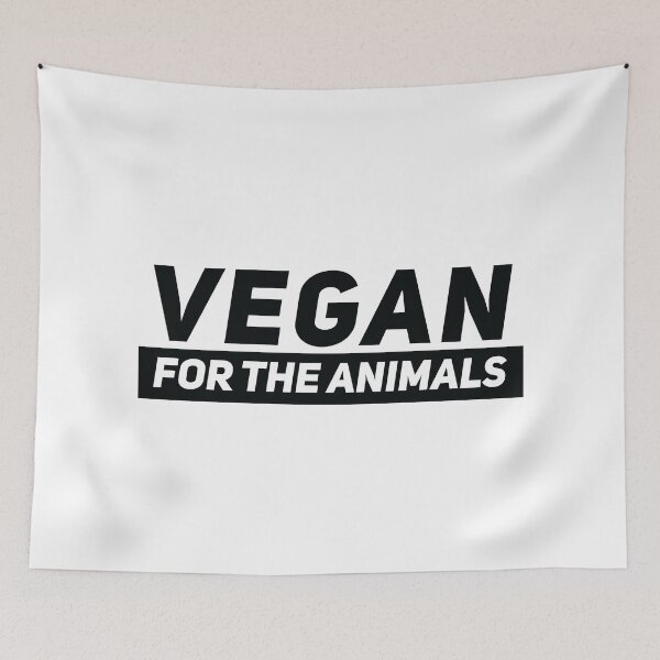 Item preview, Vegan for the animals designed and sold by Gooderestx4.