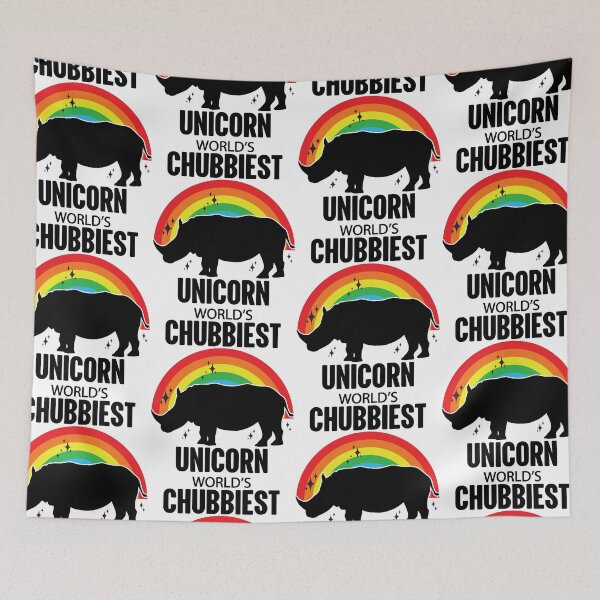 Item preview, World's Chubbiest Unicorn | Rhinocorns Are Real designed and sold by GravitiTees.