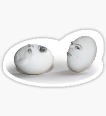 Egg heads - Cracked Egg and a Wink Sticker