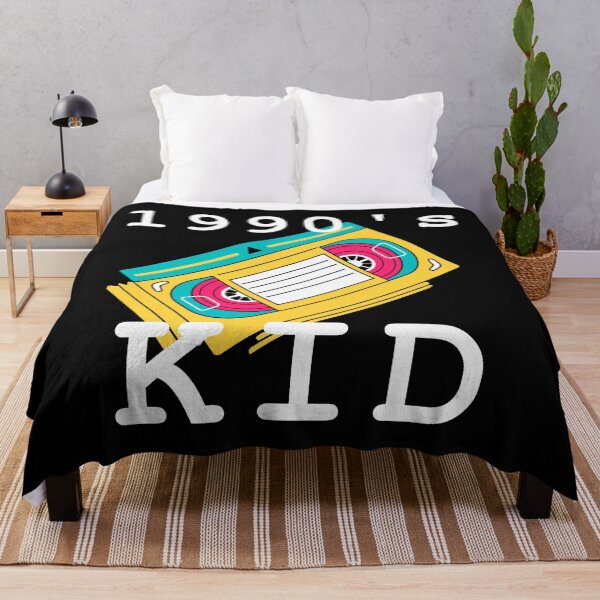Item preview, 1990s Kid T-shirt, Retro Vintage VHS Video Tape T-shirt White Ink designed and sold by KananiandKiki.