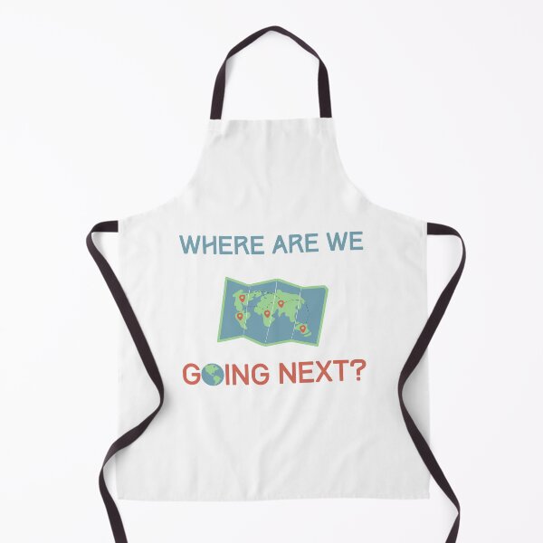 Item preview, Where are we going next? World traveler passport stamp white designed and sold by daguilon.