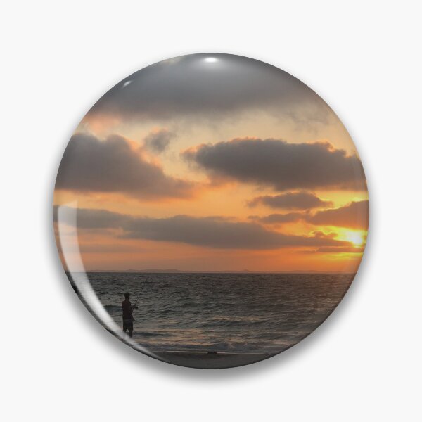 Item preview, Beautiful sunset at the jetty with a fisherman nearby designed and sold by James  Kerr.