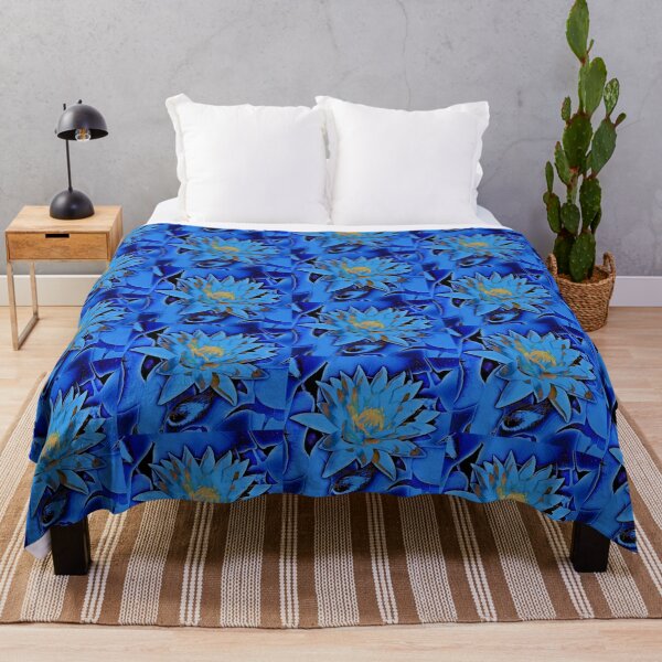 Item preview, Blue shades Water Lily by Iritof designed and sold by iritof.