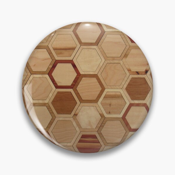 Item preview, Hexagons in Natural Woods designed and sold by AlisonBradley.