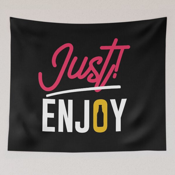 Item preview, Just Enjoy it -funny beer puns designed and sold by shivani21061993.