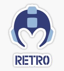 Retro - Blue Bomber Sticker
