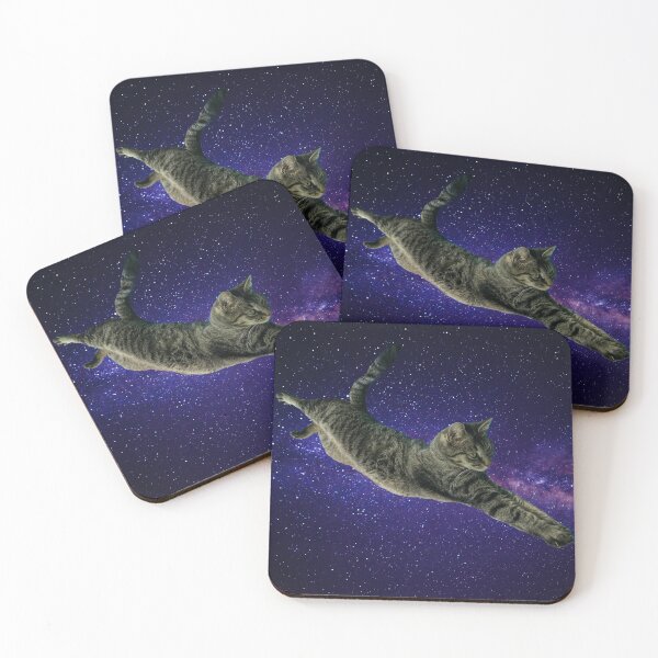 Item preview, Kitty Flying Through Space  designed and sold by Amanda1775.