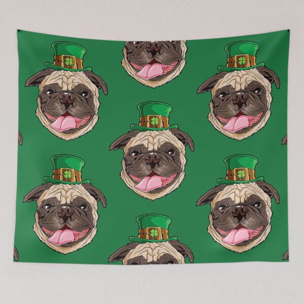 Item preview, Pug Leprechaun designed and sold by zedbubblez.