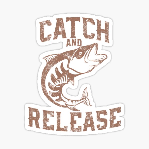 Catch & Release Unlimited Fishing Trout - Sticker