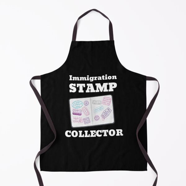 Item preview, Immigration stamp collector. World traveler passport stamp black designed and sold by daguilon.