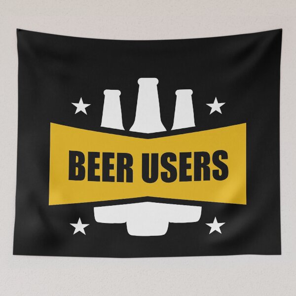 Item preview,  Beer Users  -funny beer puns designed and sold by shivani21061993.