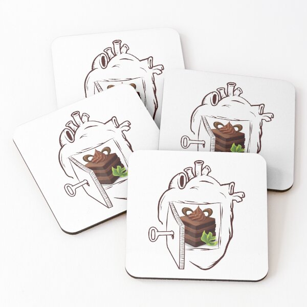 Item preview, Chocolate Cake In My Heart designed and sold by foodisthekey.