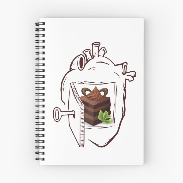 Item preview, Chocolate Cake In My Heart designed and sold by foodisthekey.