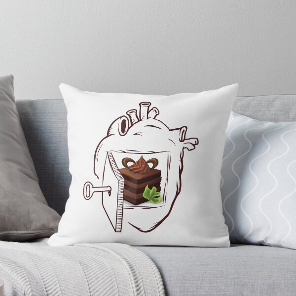 Item preview, Chocolate Cake In My Heart designed and sold by foodisthekey.