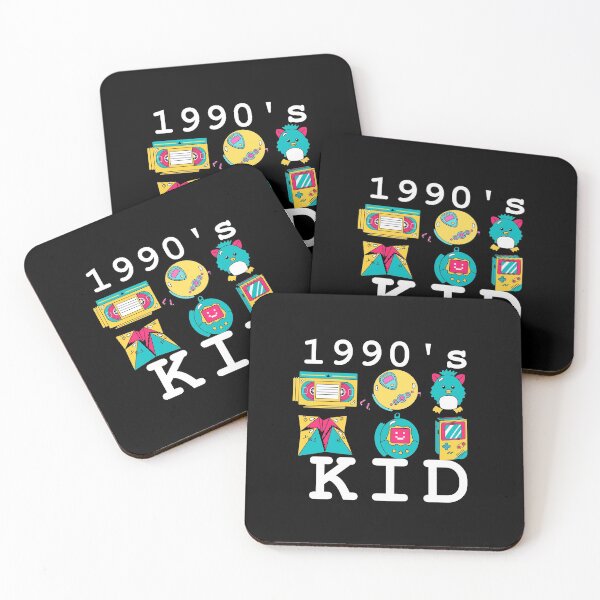 Item preview, 1990s Kid T-shirt, Retro Vintage VHS Video Tape Discman Furby Chatterbox Tamagotchi Game Boy T-shirt White Ink designed and sold by KananiandKiki.