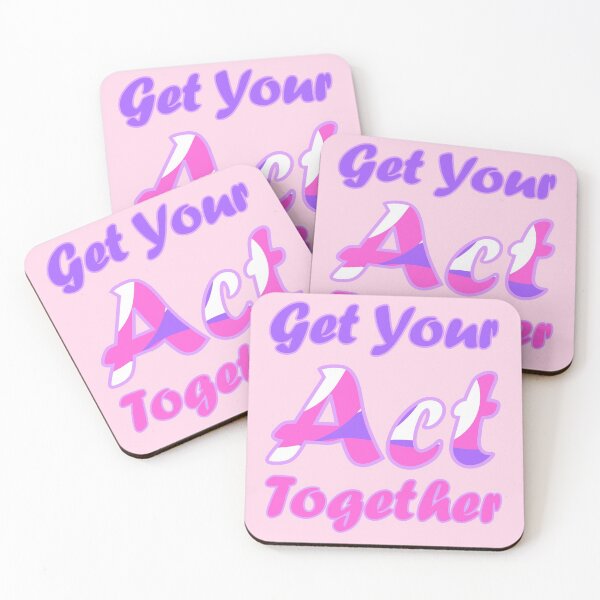 Item preview, Get Your Act Together | Pink and Purple designed and sold by Qestar.