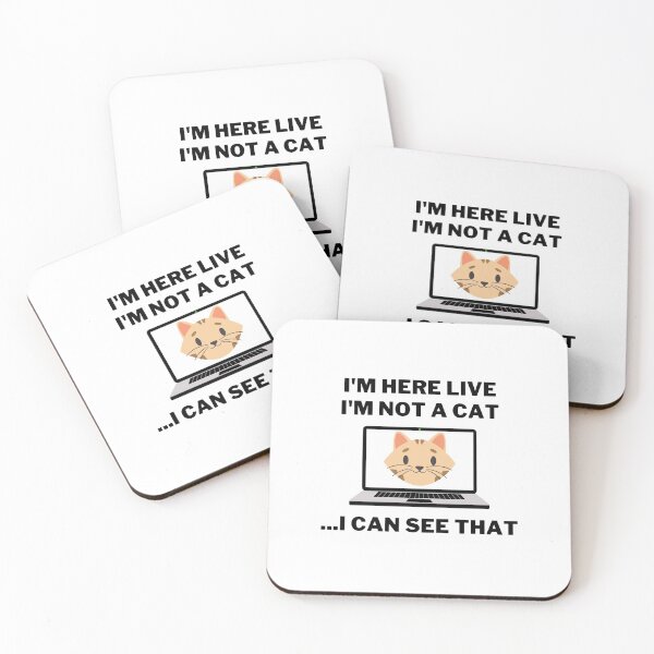 Item preview, Laywer Cat Filter Video - "I'm here live, I'm not a cat" designed and sold by reallyrealnow.
