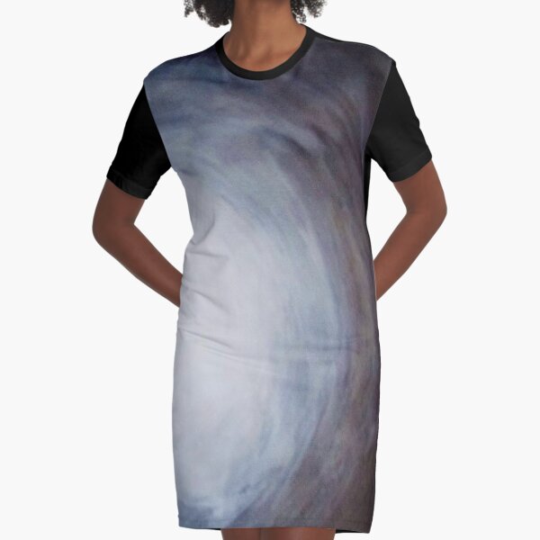 TUNNEL OF LIGHT - Yoga Art Design (Black&White - Square Version) - scroll down Graphic T-Shirt Dress