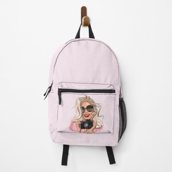 Item preview, Girl with camera, photographer logo, photography, photographer designed and sold by DenicaStudio.