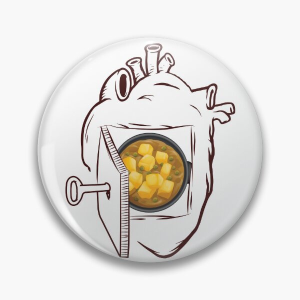 Item preview, Vegetable Curry In My Heart designed and sold by foodisthekey.