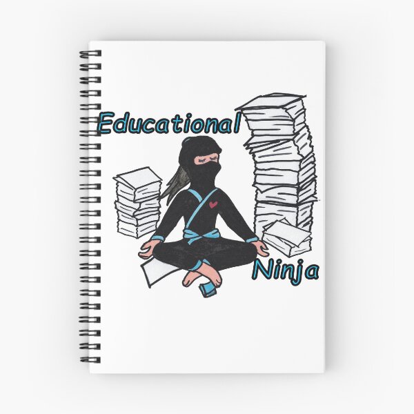 Item preview, Meditating Educational Ninja designed and sold by kudzookeeper.