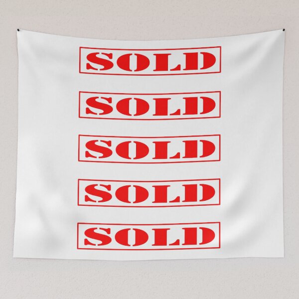 Item preview, Sold stickers designed and sold by Click-Like.