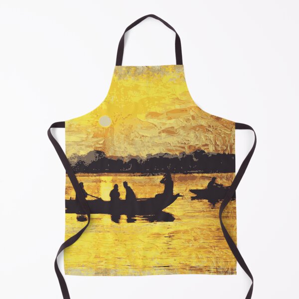Item preview, Ferry on the sunset river designed and sold by kims-club.