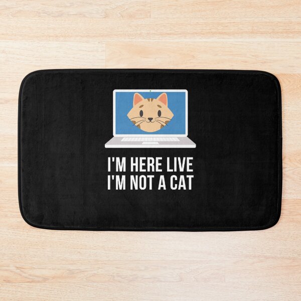 Item preview, Laywer Cat Filter Video - "I'm here live, I'm not a cat" designed and sold by reallyrealnow.