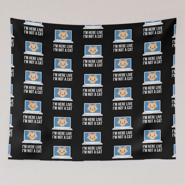 Item preview, Laywer Cat Filter Video - "I'm here live, I'm not a cat" designed and sold by reallyrealnow.