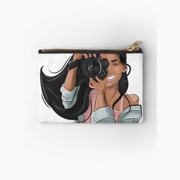 Item preview, Girl with camera, photographer logo, photographer, photography logo, photography designed and sold by DenicaStudio.