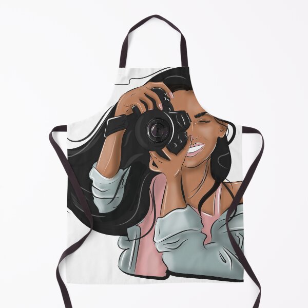 Item preview, Girl with camera, photographer logo, photographer, photography logo, photography designed and sold by DenicaStudio.