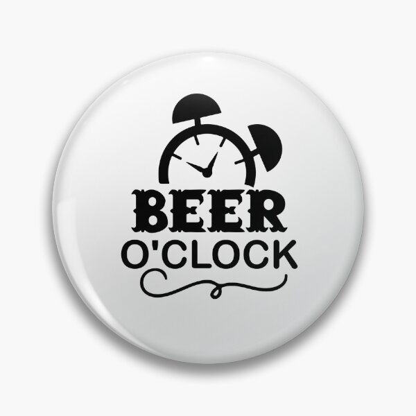 Item preview, Beer O' Clock  -funny beer puns designed and sold by shivani21061993.
