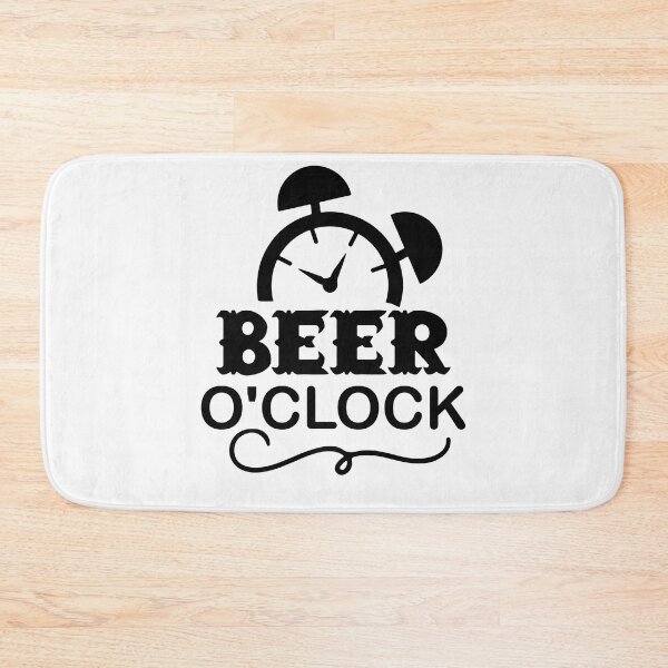 Item preview, Beer O' Clock  -funny beer puns designed and sold by shivani21061993.