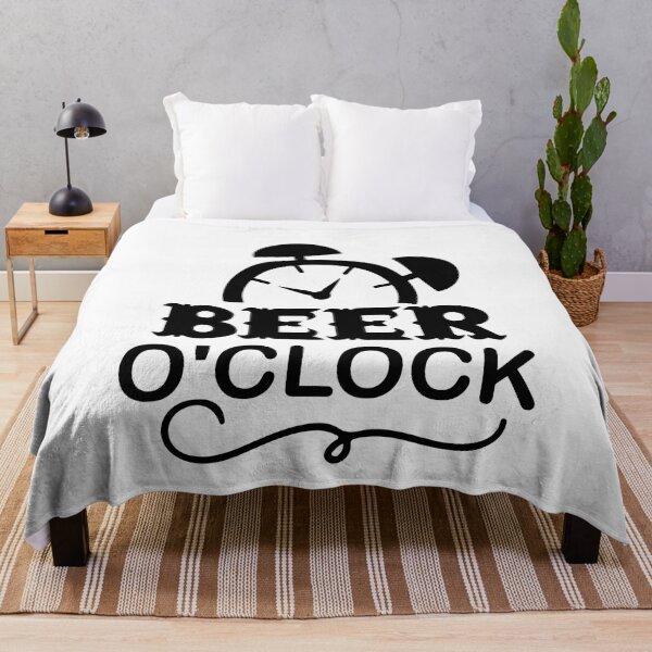 Item preview, Beer O' Clock -funny beer puns designed and sold by shivani21061993.