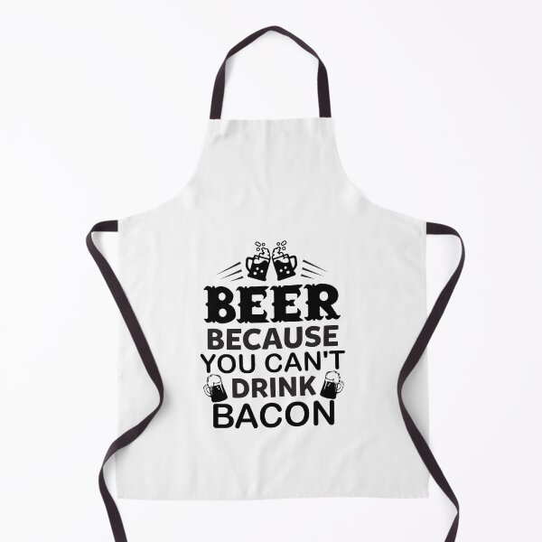 Item preview, Beer Because You Can't Drink Bacon -funny beer puns designed and sold by shivani21061993.