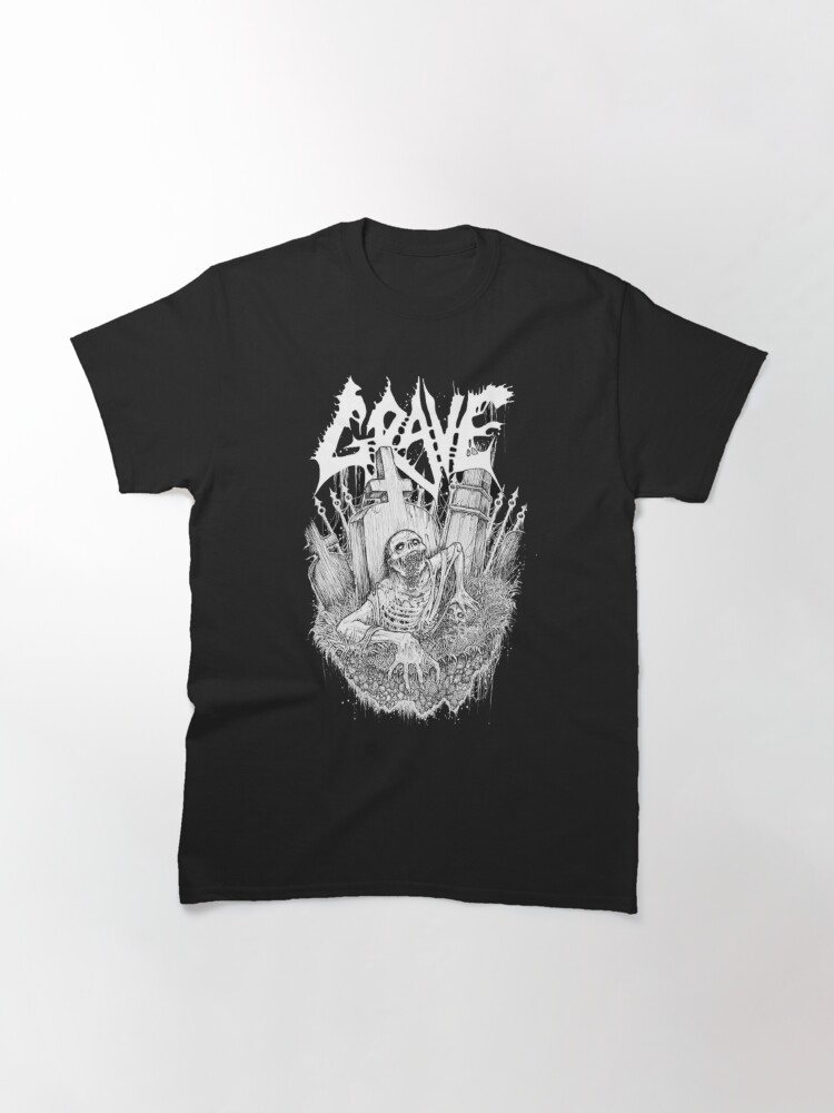 grave band t shirt