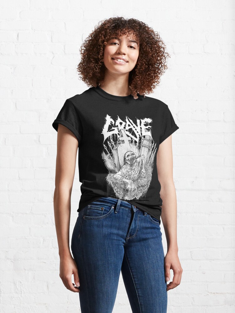 grave band t shirt