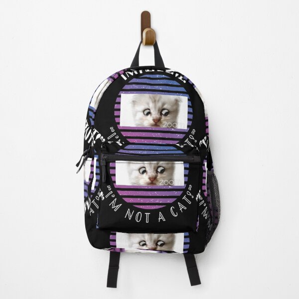 Item preview,  "I'm Here Live!" "Im Not A Cat!" PURPLE Cat Version designed and sold by Earthchild8888.