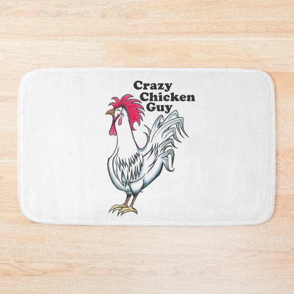 Item preview, Happy Rooster - Crazy Chicken Guy designed and sold by The White Bat.