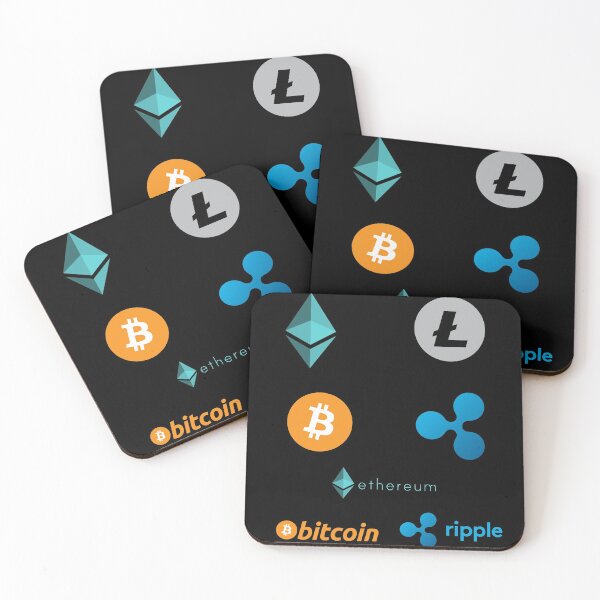 Item preview, Crypto Currencies - Bitcoin - Litecoin - Ethereum - Ripple - Sticker pack designed and sold by findot.