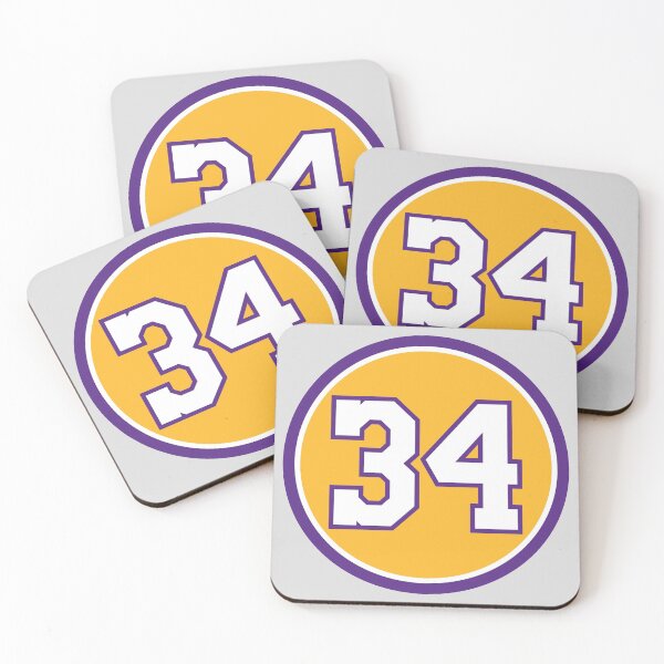 Item preview, Shaquille O'Neal #34 Jersey Number designed and sold by StickBall.