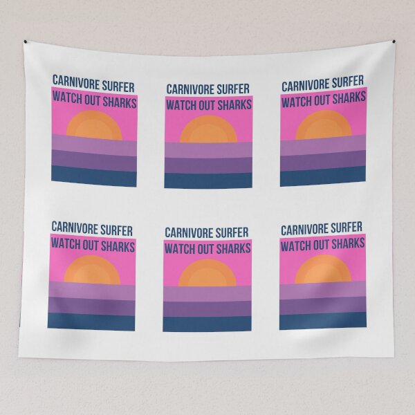 Item preview, Sharks Beware | CARNIVORE SERIES (pink) designed and sold by Le Plus Three.