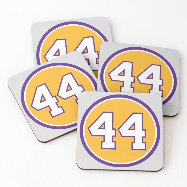 Item preview, Jerry West #44 Jersey Number designed and sold by StickBall.